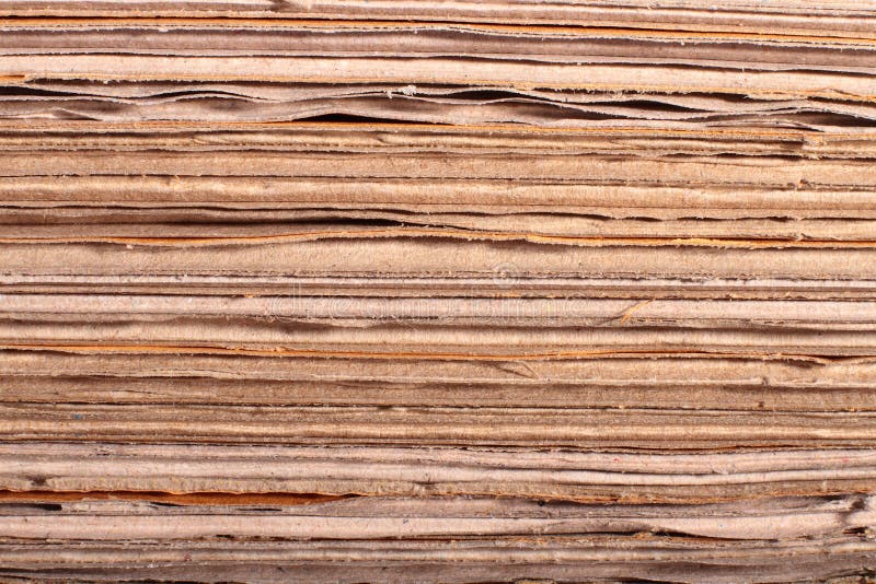 Cardboard stack royalty free stock photo