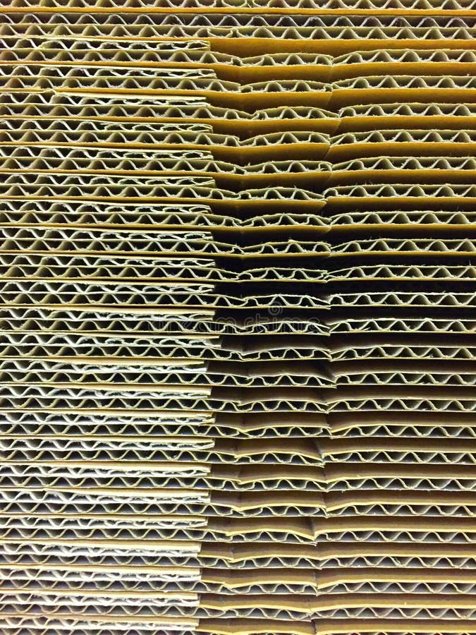 Cardboard stack textiure royalty free stock photo