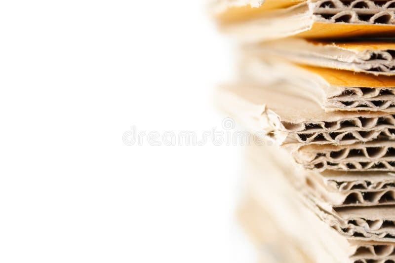 Cardboard stock photo