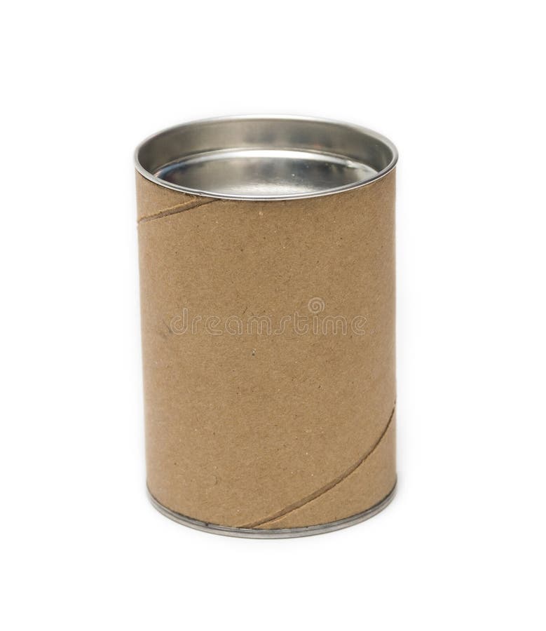 Cardboard tube packaging stock image. Image of clean 74068685