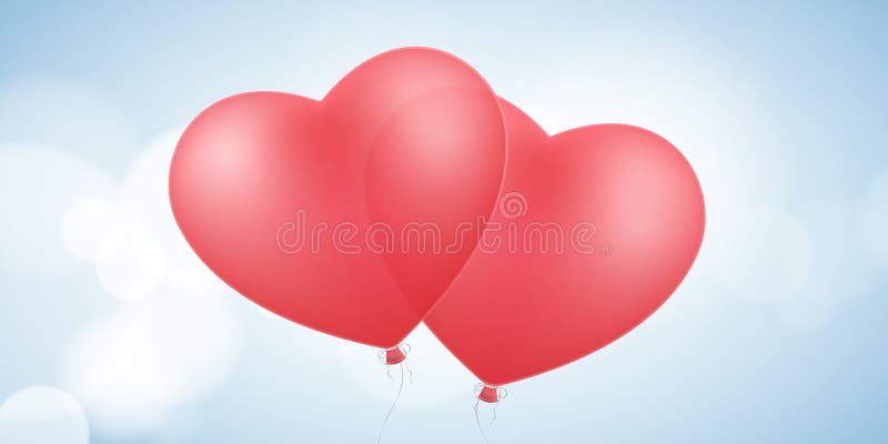 Carde para el día de tarjetas del día de San Valentín Globos rojos que vuelan del corazón Composición romántica Folleto del amor stock de ilustración Carde para el día de tarjetas del día de San Valentín Globos rojos que vuelan del corazón Composición romántica Folleto del amor stock de ilustración