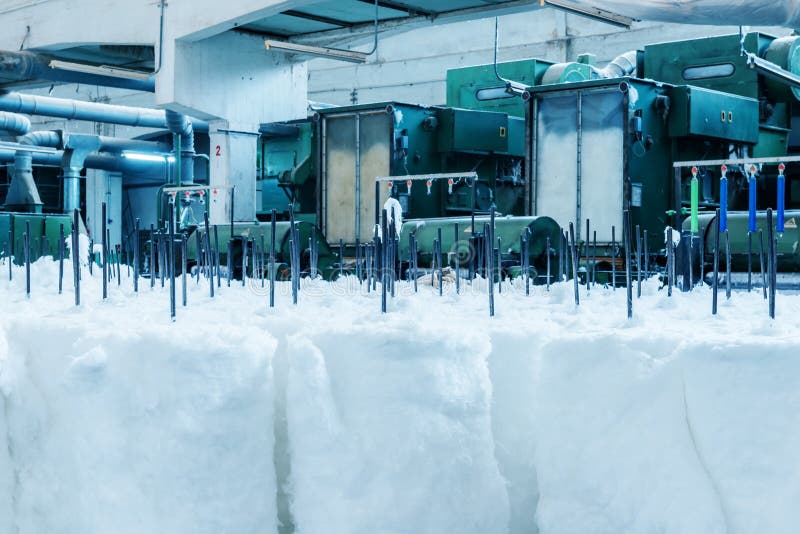 Carding Machine for Textile Mill Stock Image Image of production