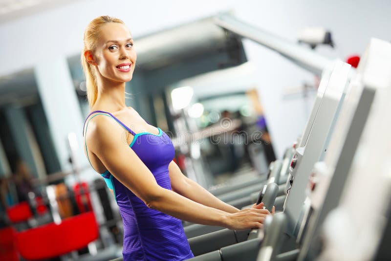 Cardio-workout stock afbeelding