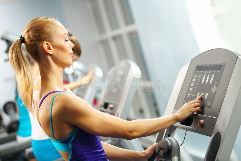 Cardio Training stock afbeeldingen