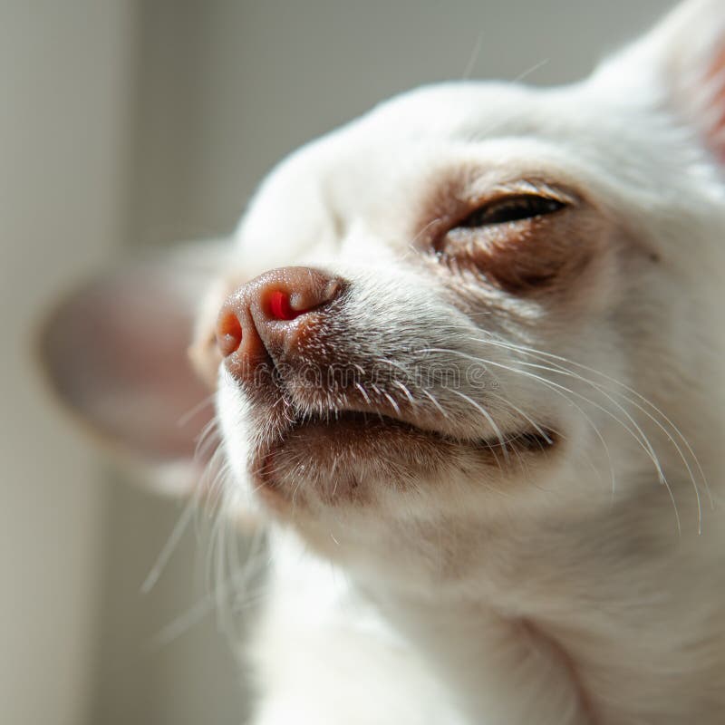 Care for Small Dogs. Chihuahua Puppy Development and Care Stock Image