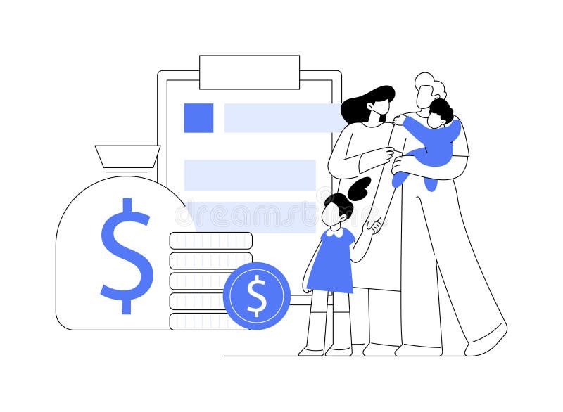 Illustration of tax credit for a family