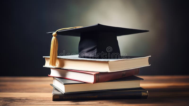 Career graduation books stock illustration