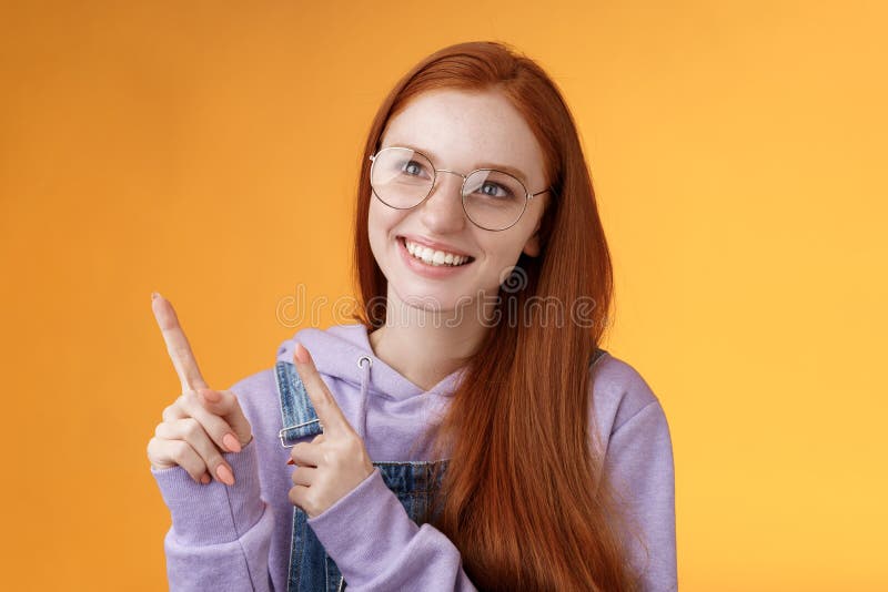 Redhead Glasses Facial