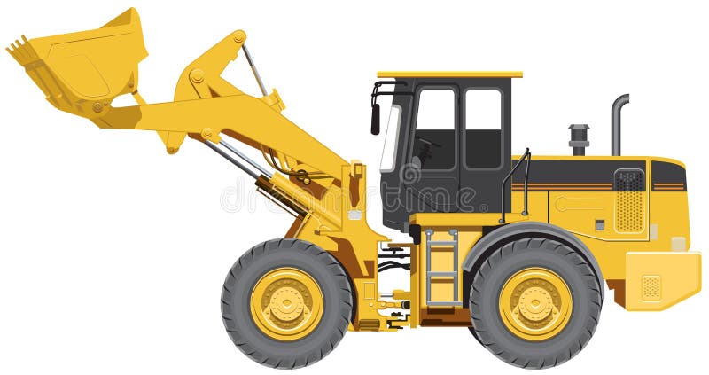 Cargador de la rueda grande libre illustration Cargador de la rueda grande libre illustration
