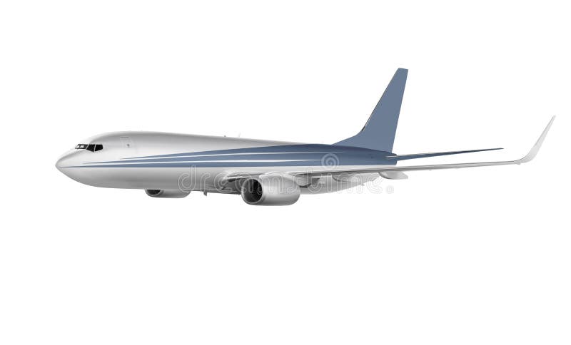 Cargo Aircraft Isolated On White Stock Image - Image of commercial
