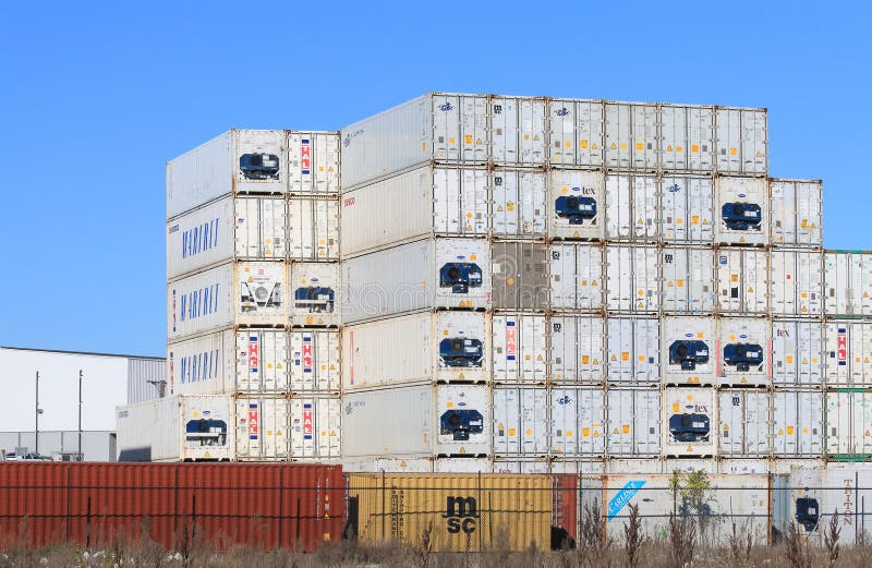 Cargo container Australia editorial photography. Image of steel 95984667