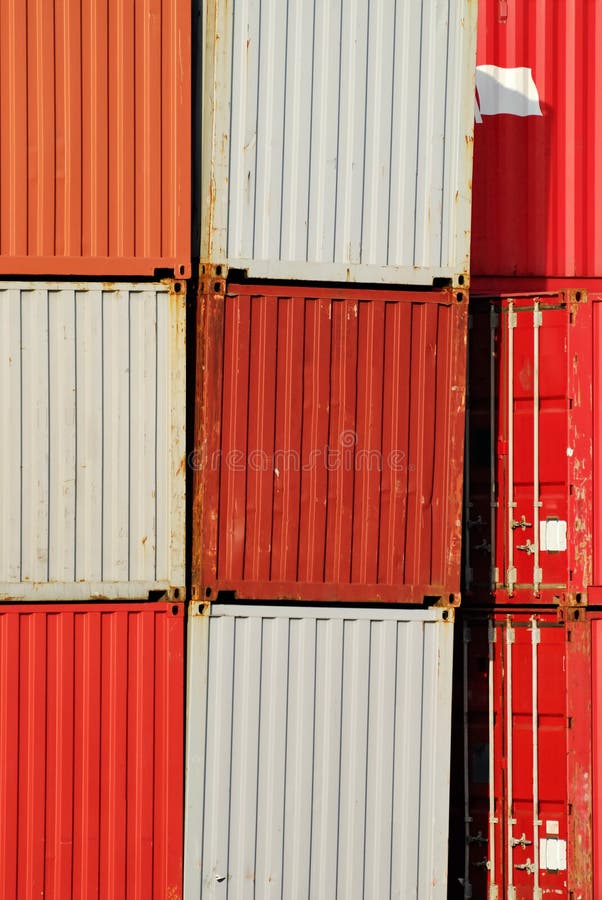 Cargo Containers royalty free stock photo