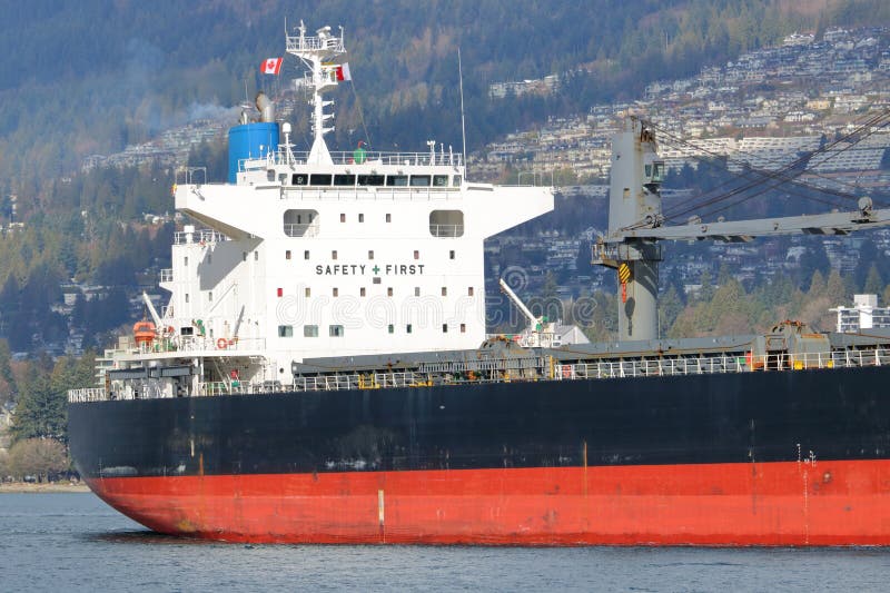 Maritime Safety and Cargo Ship Stock Photo Image of english, safety