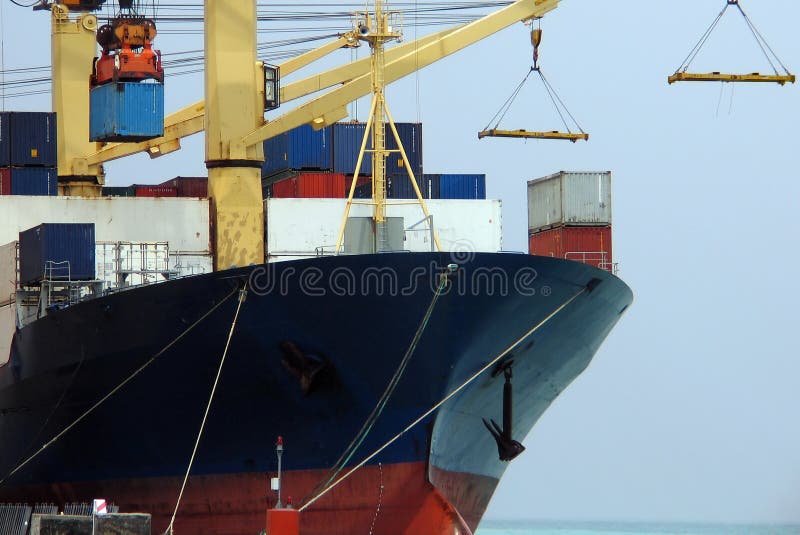 Cargo Ship Series 15 royalty free stock image
