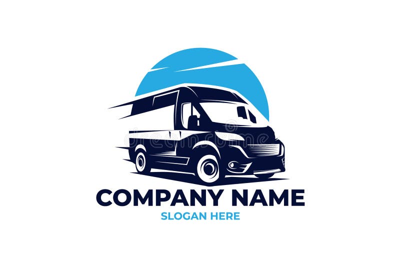 Cargo van logo, illustration EPS 10 file