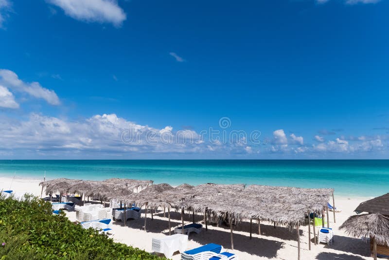 Caribbean beach scenery in Cayo Santa Maria Cuba stock photos Caribbean beach scenery in Cayo Santa Maria Cuba stock photos