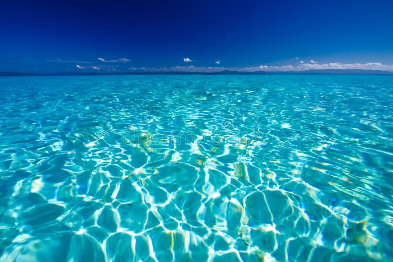 Caribbean Blue Ocean View stock photo. Image of serene 11114902
