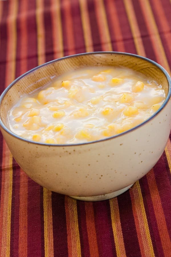 Corn meal porridge stock image. Image of cereal, hominy 6387681