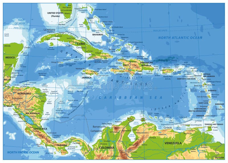 Caribbean Illustration Stock Illustrations – 54,561 Caribbean ...