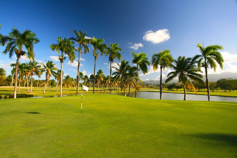 A Caribbean Resort golf course in Puerto Rico