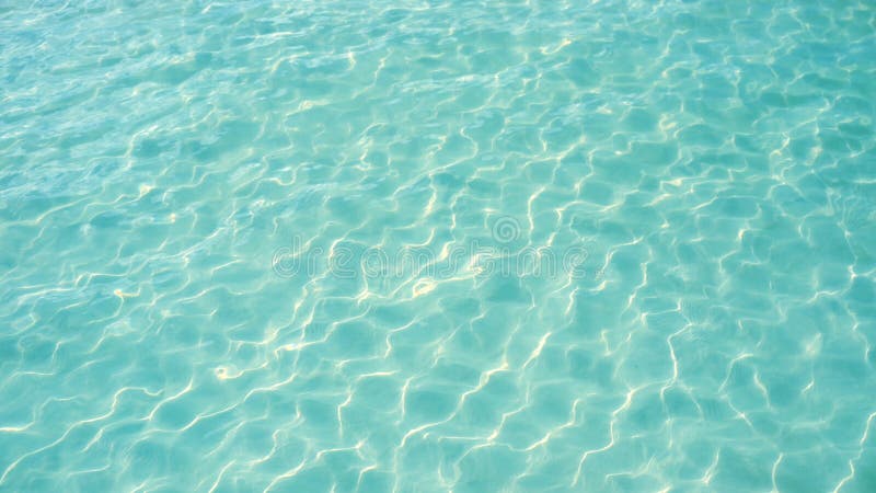 Caribbean shallow water waves shore turquoise