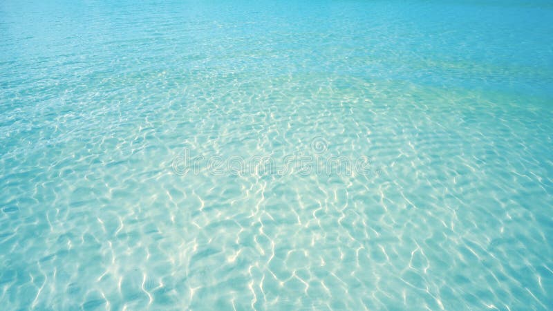 Caribbean shallow water waves shore turquoise