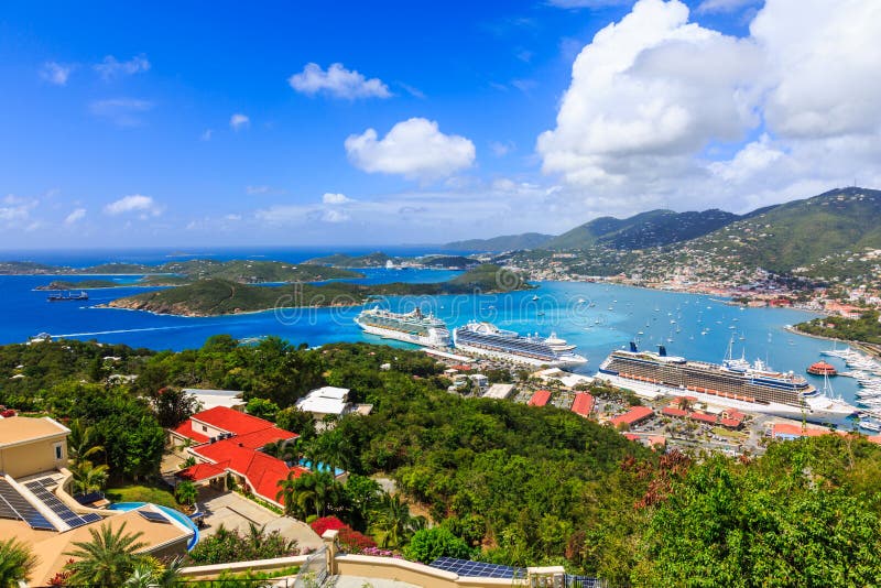 Islands In St. Thomas, Caribbean Stock Image Image of travel, water