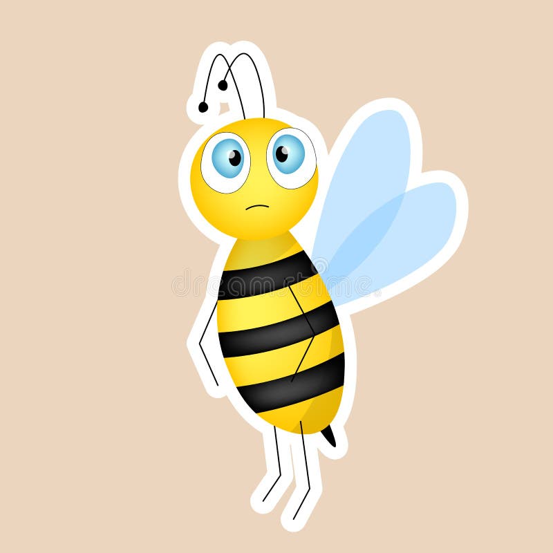 Caricatura Linda Mascota De Abejas. Una Abeja Sorprendida Vuela. Avispa Pequeño. Carácter Vector. Icono De Insectos. Diseño De Pla Ilustración del Vector - Ilustración de fondo, calidad: 182050777 Caricatura Linda Mascota De Abejas. Una Abeja Sorprendida Vuela. Avispa Pequeño. Carácter Vector. Icono De Insectos. Diseño De Pla Ilustración del Vector - Ilustración de fondo, calidad: 182050777