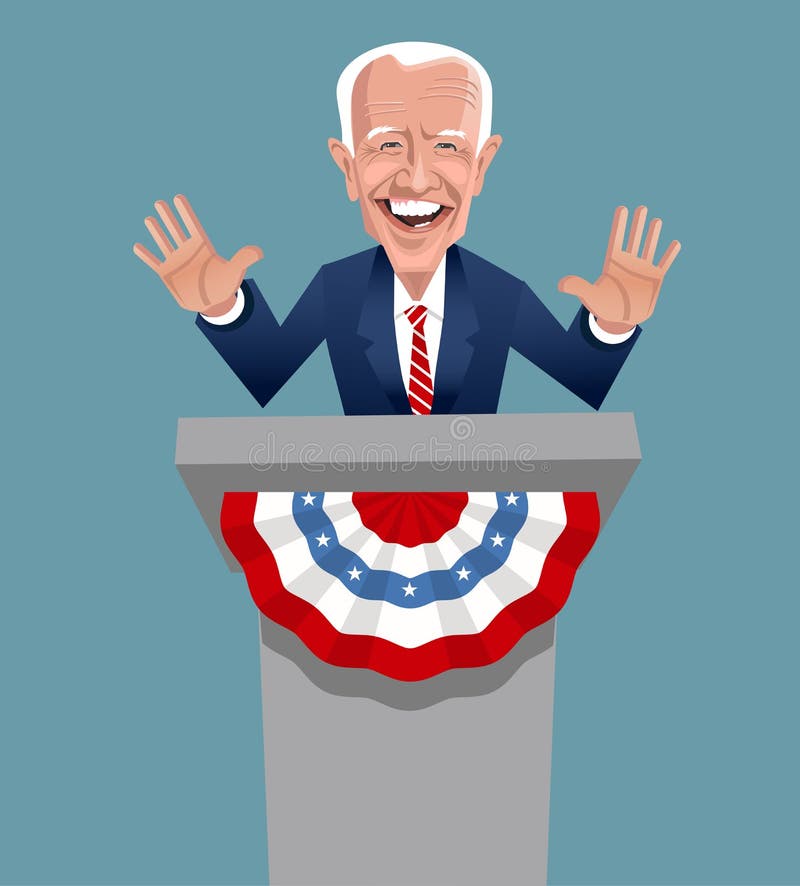 Caricatura de Joe Biden, candidato presidencial demócrata en las elecciones presidenciales de 2020 en Estados Unidos libre illustration Caricatura de Joe Biden, candidato presidencial demócrata en las elecciones presidenciales de 2020 en Estados Unidos libre illustration