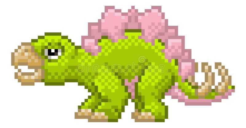 Dinosaur Trex 8 Bit Pixel Art Arcade Game Cartoon - Arte vetorial de stock  e mais imagens de Jogo de Vídeo - Jogo de Vídeo, Personagem fictícia,  Personagens - iStock