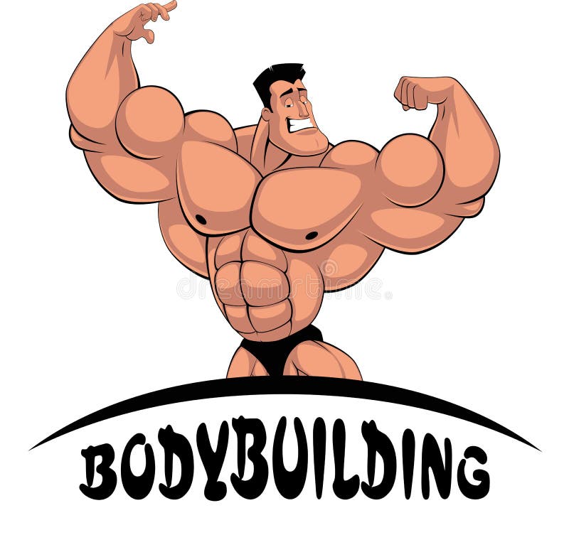 Caricature bodybuilder