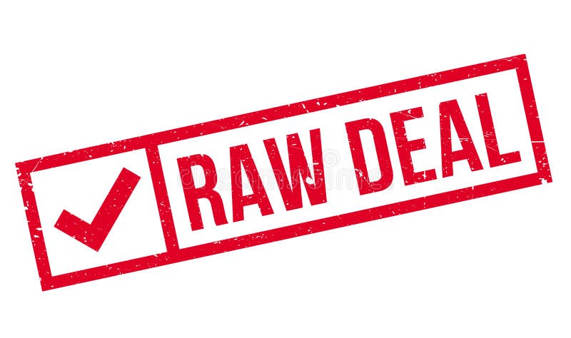 Carimbo de borracha do negócio cru ilustração do vetor