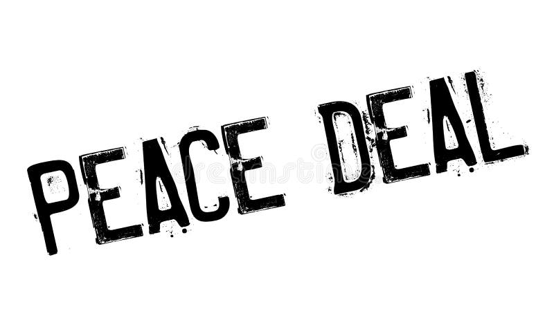 Carimbo de borracha do negócio de paz ilustração royalty free