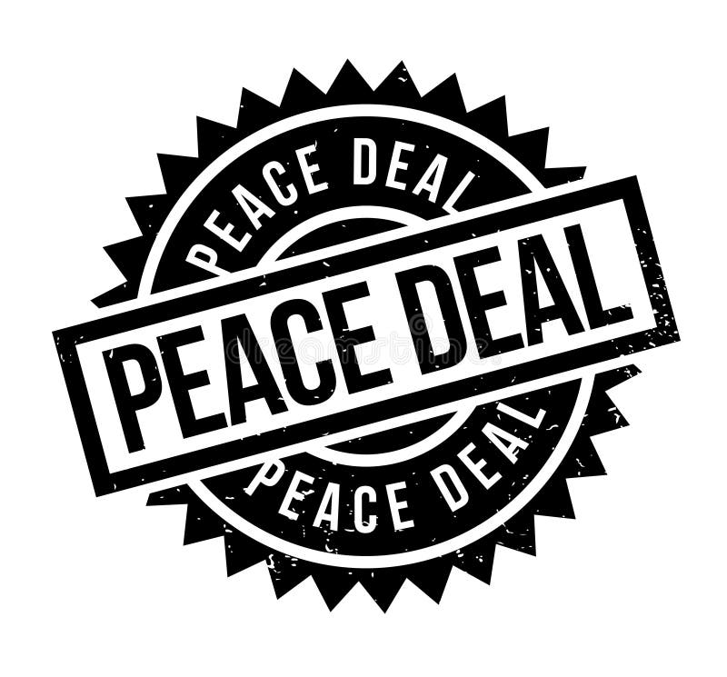Carimbo de borracha do negócio de paz ilustração royalty free