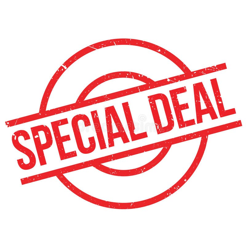 Carimbo de borracha especial do negócio ilustração do vetor