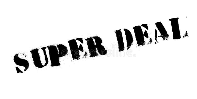 Carimbo de borracha super do negócio ilustração do vetor
