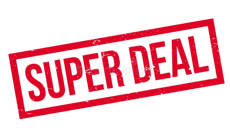 Carimbo 'Super Deal' ilustração stock
