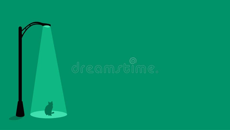 Cute adorable hand drawing cat kitten greeting cartoon cover wallpaper royalty free illustration