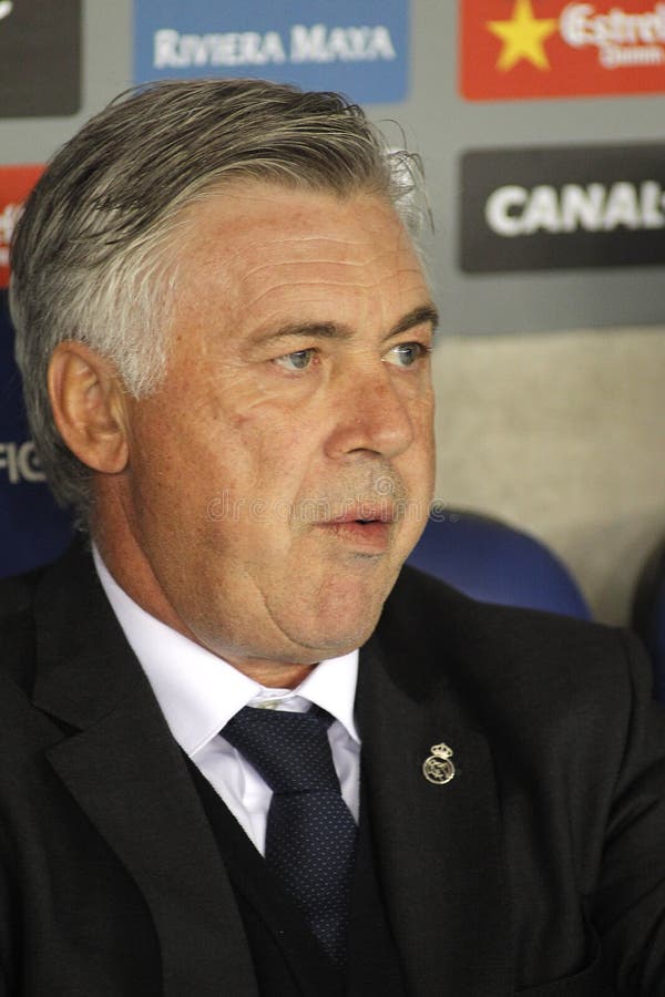 Carlo Ancelotti Del Real Madrid Foto De Archivo Editorial - Imagen De Madrid, Liga: 36756888