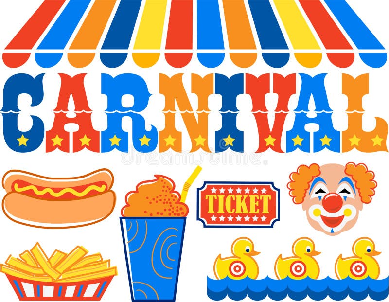 Carnaval Clipart/eps vector illustratie Carnaval Clipart/eps vector illustratie