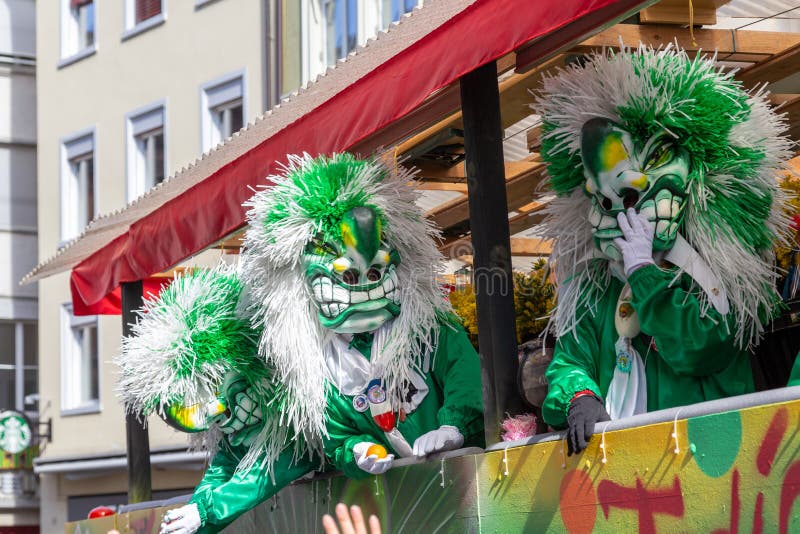 Carnaval de Basilea 2019 fotos de archivo Carnaval de Basilea 2019 fotos de archivo