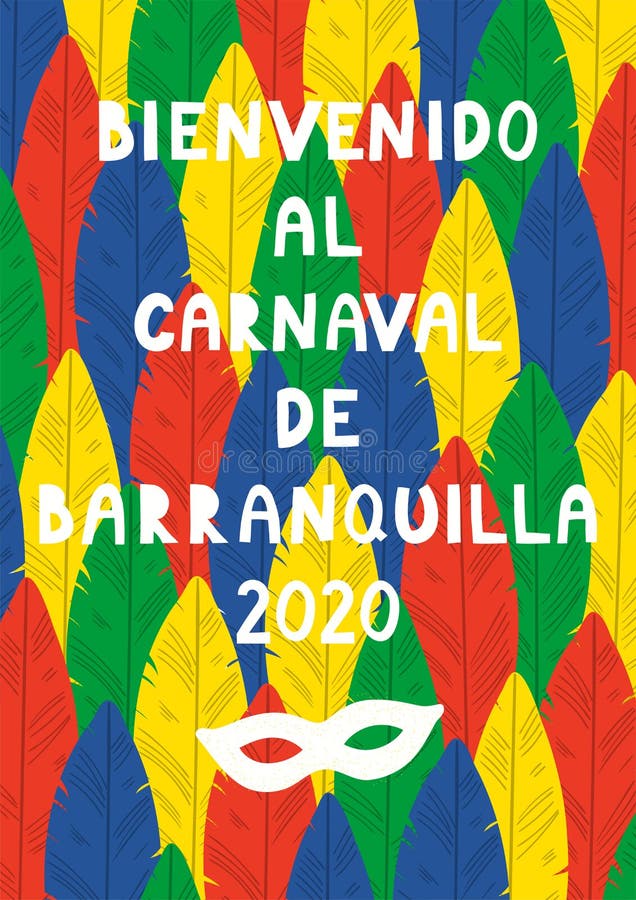 Vetores de Bienvenido Al Carnaval 2019 Logo Em Espanhol Traduzido