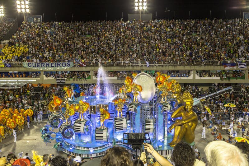 Carnaval de Coloful do brasileiro em Rio De janeiro
