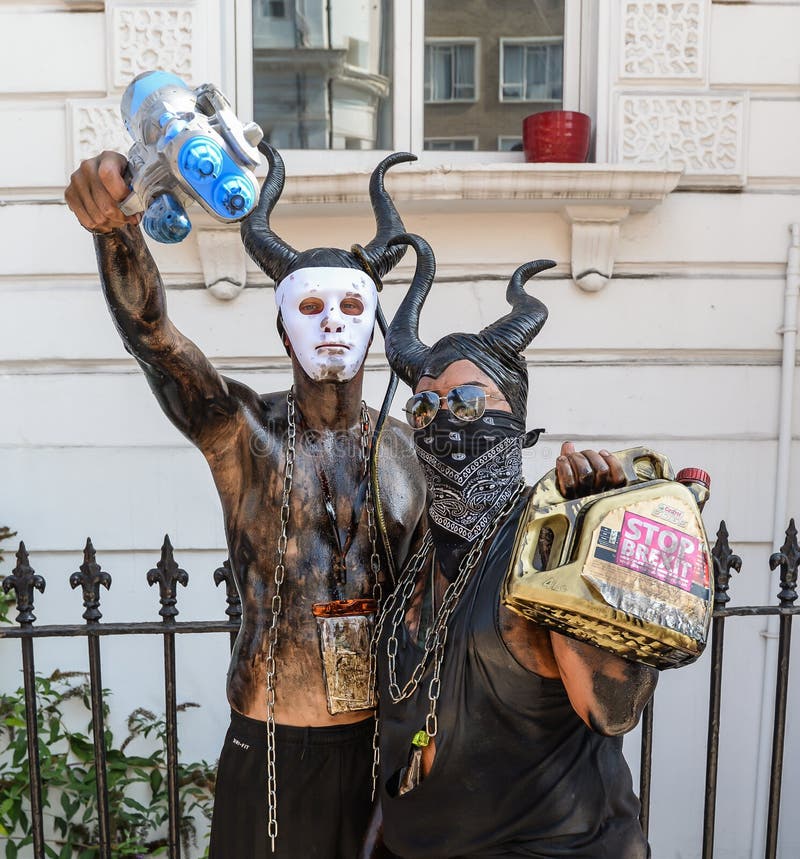 Carnaval de Notting Hill 2019 - Londres, Reino Unido fotos de archivo