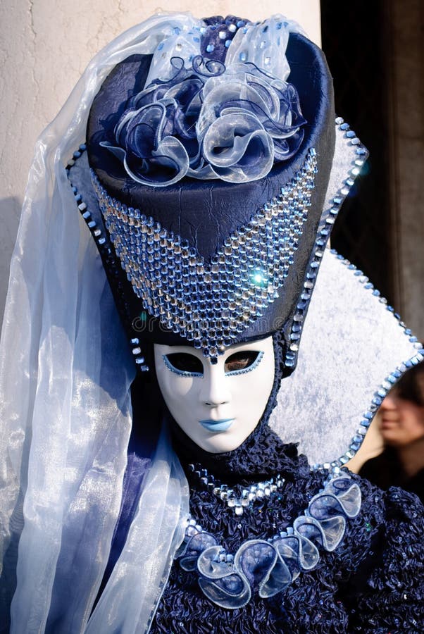 Mask posing in Venice carnival. Mask posing in Venice carnival