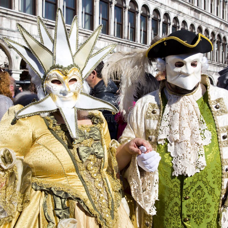 Carnaval de Veneza imagem de stock