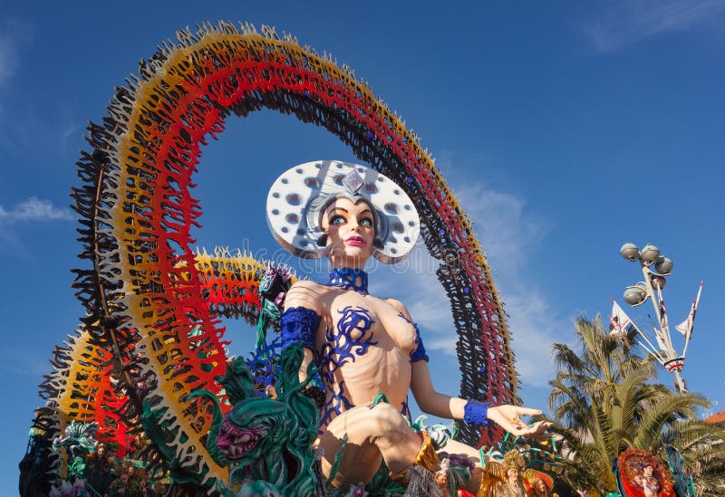 Carnaval de Viareggio, Toscana, Italia imagen de archivo Carnaval de Viareggio, Toscana, Italia imagen de archivo