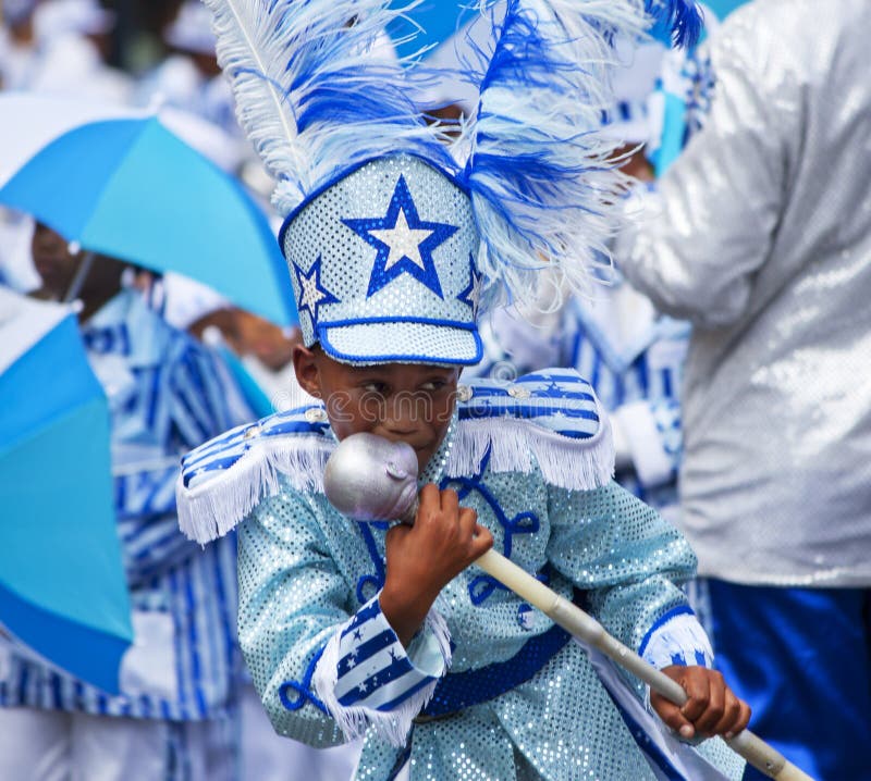 Carnaval do Minstrel - o menino beija o bastão imagens de stock Carnaval do Minstrel - o menino beija o bastão imagens de stock
