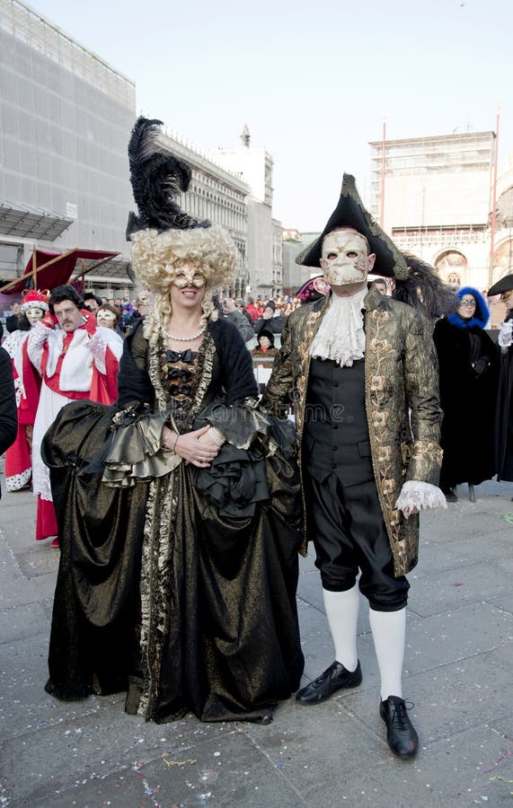 Carnaval em Veneza fotografia de stock