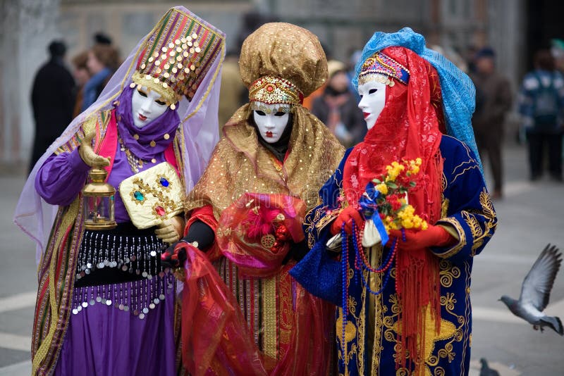 Carnaval em Veneza fotos de stock royalty free